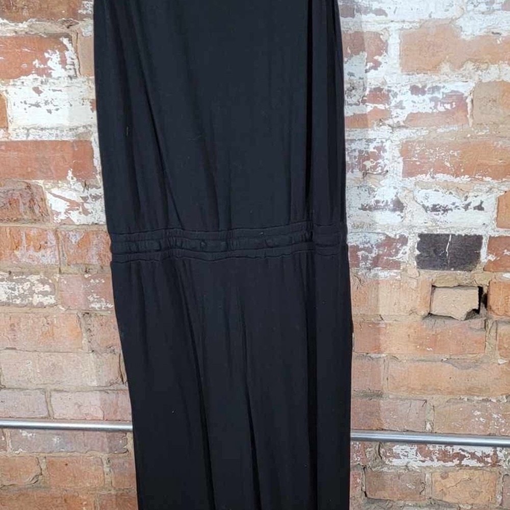 Daily Ritual Women's Black Midi Dress